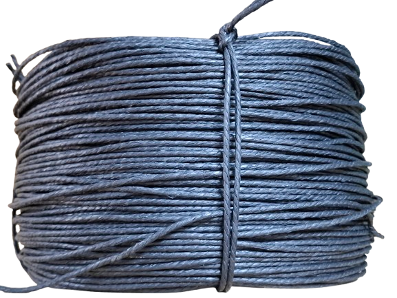 Dänische Papierschnur ø3½mm – Papercord – Schwarz "Topqualität"